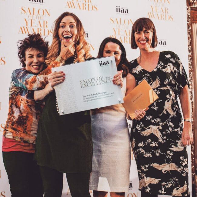 The Nail & Body Salon of Excellence 2017 Award-winning beauty salon reigate